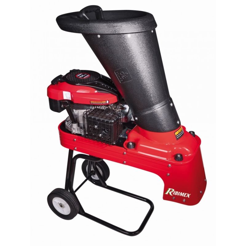 Broyeur de végétaux thermique Ribimex - 159cc - 47,20 kg - Ø 69 mm bois tendre / Ø 50 mm branchages verts_0