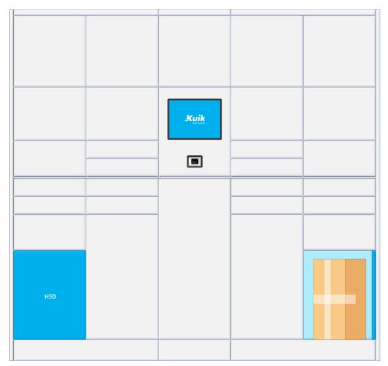 Casiers intelligents de conciliation pour cartons de grande taille - Porte H50 - Gestion automatisée avec logiciel intégré_1