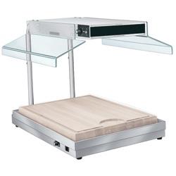 Élément coupage viande base chaude - 660 mm - DRCS-24 avec éléments chauffants en céramique et plaque chauffante_0