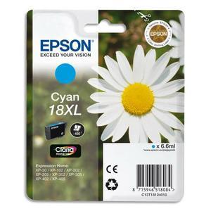 Epson cartouche jet d'encre claria home cyan xl ''pâquerette'' 18 (t1812) - c13t18124012_0