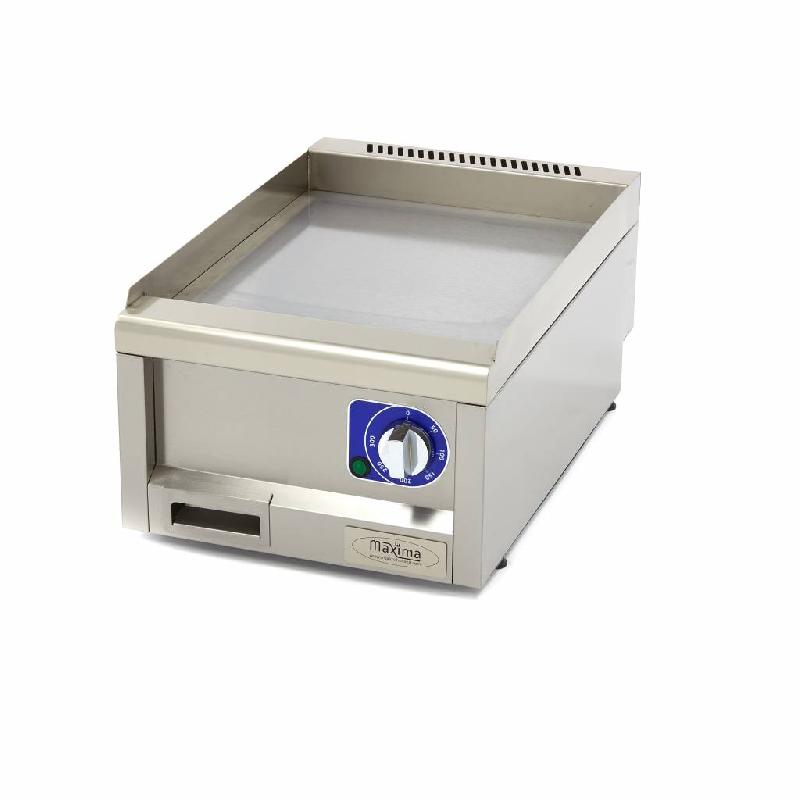 Grill de qualité commerciale - lisse - prof. 60 cm - électrique_0