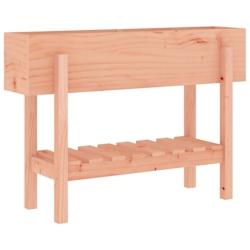 Helloshop26 - Jardinière bac lit surélevé plantes fleurs terrasse jardin de jardin 101 x 30 x 69 cm bois douglas massif marron 02_0039310 - 3000218_0