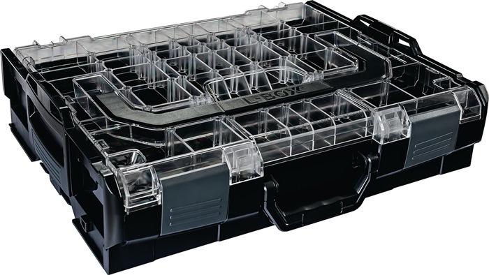 Mallette à outils L-BOXX® 102 - Couvercle transparent - Intérieur L378xP313xH61mm - ABS antichoc - Encliquetable et empilable_0