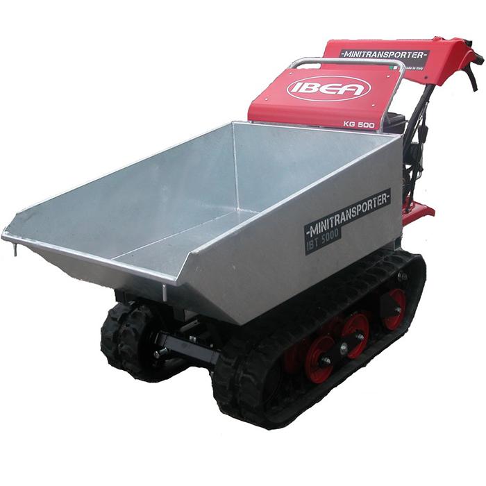Mini transporteur IBEA 500 kg - moteur Mitsubishi GB181 - déchargement hydraulique 65°_0