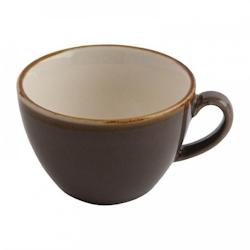 Olympia Lot de 6 tasses à cappuccino 340 ml, en porcelaine grise - 3701188007016_0