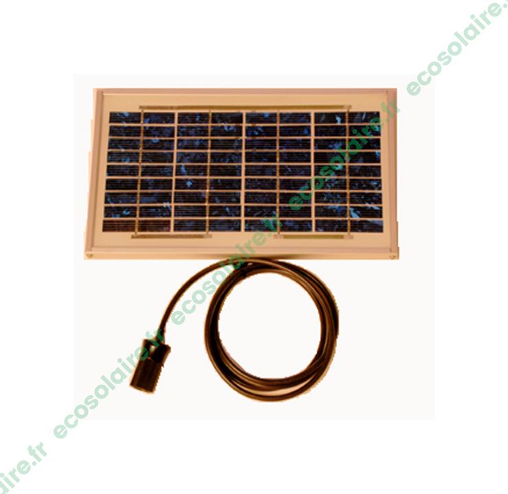 Panneau solaire 5W - prise allume-cigare pour recharger un téléphone portable_0