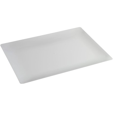 PLATEAU SOLIA FLUID BLANC 39 X 29 CM (VENDU PAR 50)