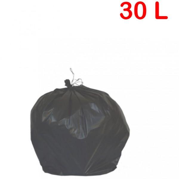 Sac poubelle professionnel - déchets standards - 30 litres - matière vierge extrudée - très résistant_0