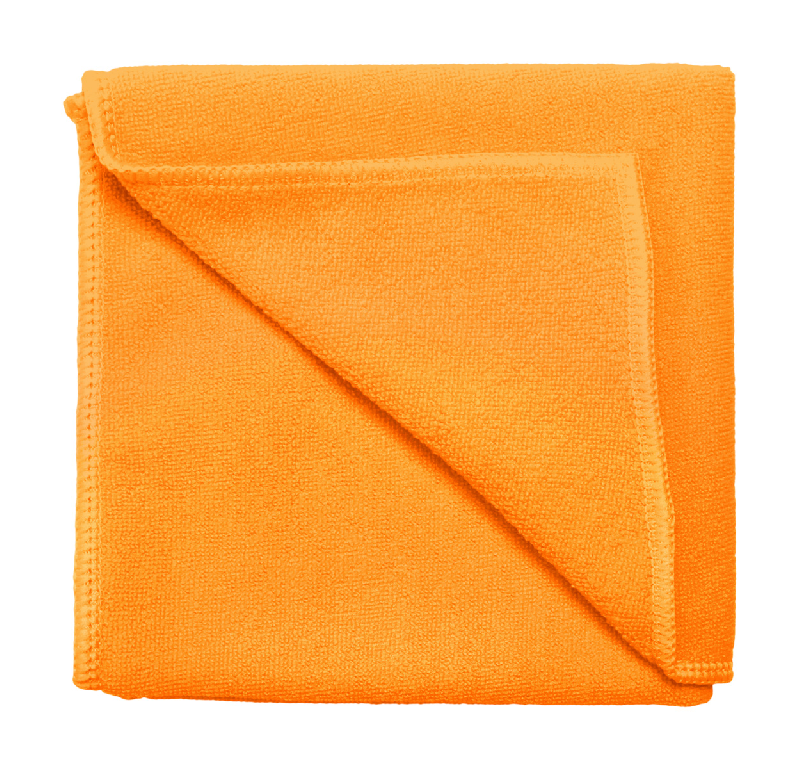 Serviette microfibre - 345 g/m² - Couleur orange - Poids 45 g_0