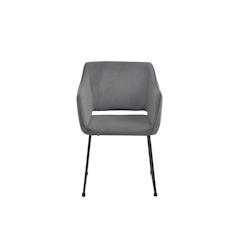 SIT Möbel Lot de 2 fauteuils Tom Tailor | Revêtement basalte | Noir | L 56 x P 61 x H 82 cm - multicolore multi-matériau 02439-04_0