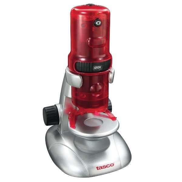 Tasco - Microscope digital 10x 60x 120x (780200T) avec capture d'images via USB - Éducatif et précis_0