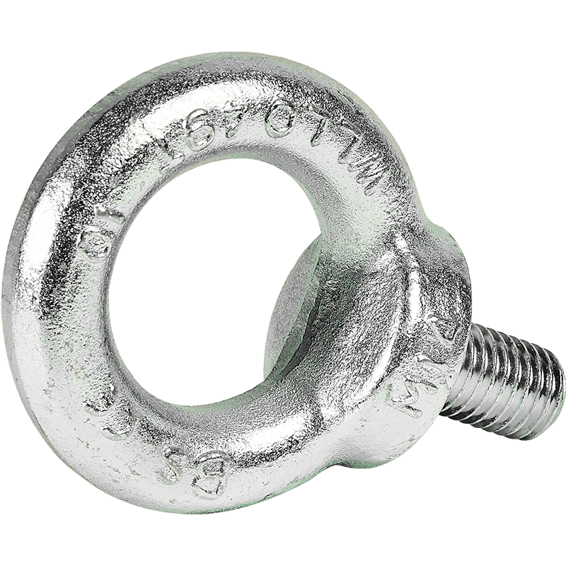 Anneau de levage mâle DIN 580 - REF : 41000 - Acier, capacité 0,07t à 40t, coefficient de sécurité 6_0