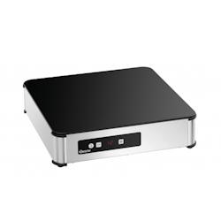 Bartscher Plaque chauffante induction en acier 1 x (Ø)380 mm, noir & argent, 300 W, 220 V - MONO - 3667335015504_0