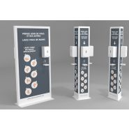 Borne de distribution de gel intelligente - modèle POP - automatique, robuste et disponible en 2, 3 ou 4 faces_0