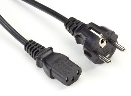 Cordon d'alimentation connector iec60320-1, female c9_0