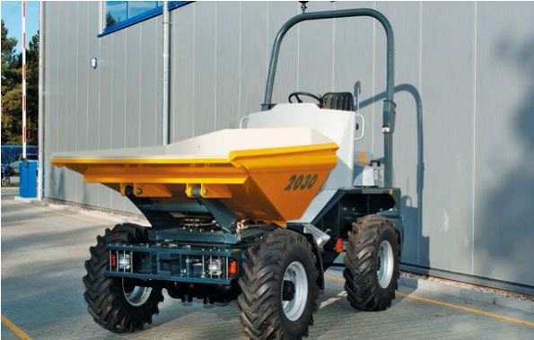Dumper girabenne 1800 l, charge utile 3000kg, utilisé pour le transport et évacuation des matériaux - disponible en location_0