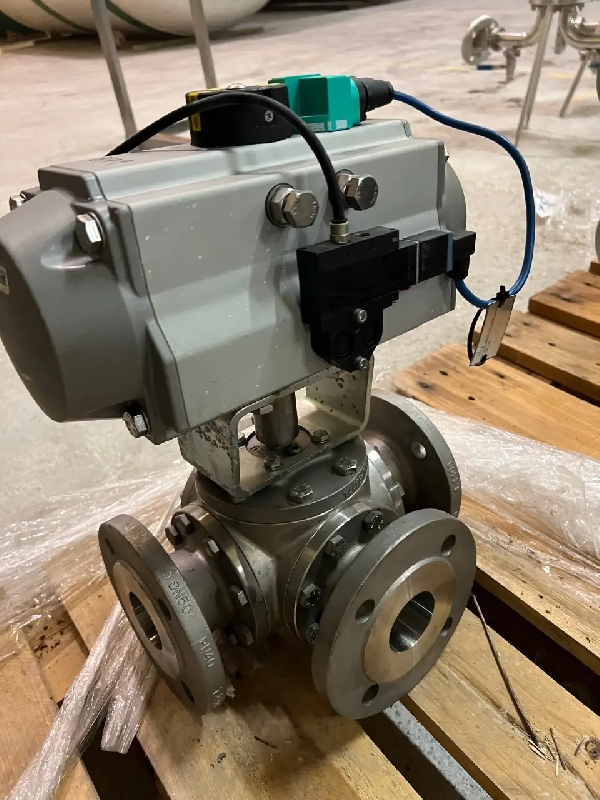 Electrovanne atex d'occasion inox 316 4 voies dn50 - référence                        :                         c8179_0