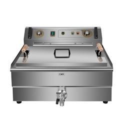 Friteuse de comptoir 30L avec robinet – 6000W - EF-301_0