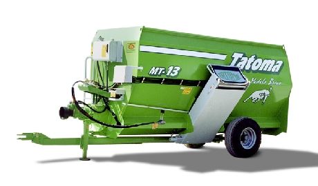 Mélangeuse agricole MT-7 Tatoma - horizontale traînée - capacité 7m³ - système de mélange et découpe optimisé_0