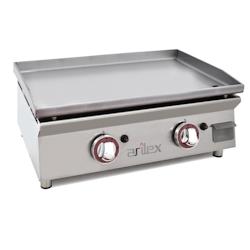 Plancha à Gaz en Acier Laminé Epaisseur 6 mm - Arilex - l60.6- L- P45- h23.3- Acier laminé - 0641094730888_0