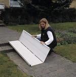 Rampe portefeuille simple - pliable avec poignée - longueurs de 92 cm à 183 cm_0