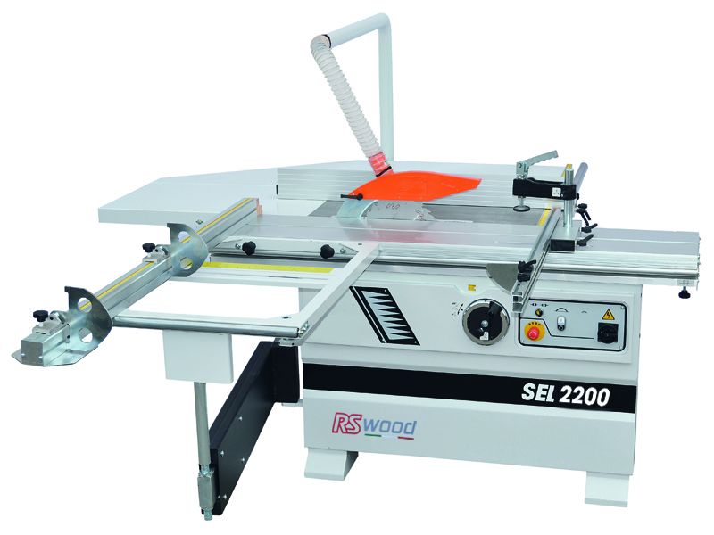 Sel2200 - Scie à format RS Wood S.R.L. - 450 kg - chariot 2200x320 mm - lame ø 315 mm - moteur 4 HP_0
