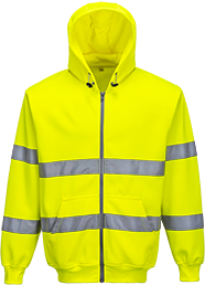 Sweat-shirt haute-visibilité jaune B305 - XL - Norme EN ISO 20471 Classe 3_0