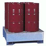 Bac de rétention carré 440 litres en acier galvanisé_0