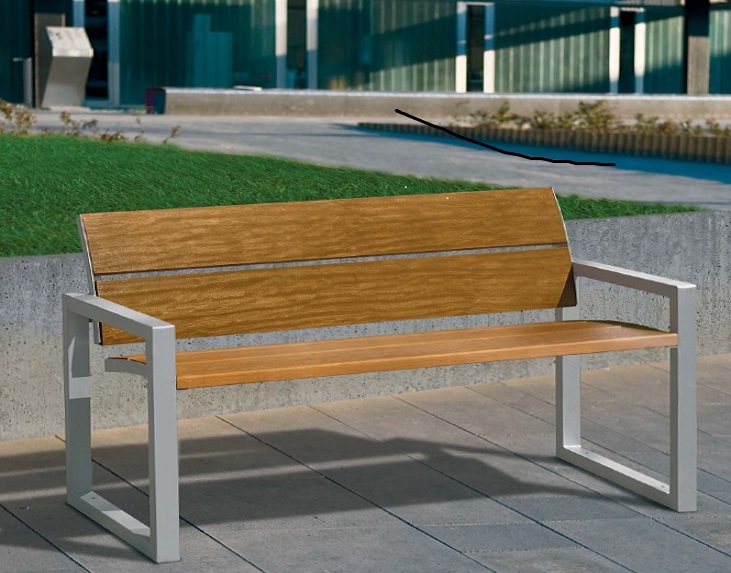 Banc public en bois moderne norcor stradale-e_0