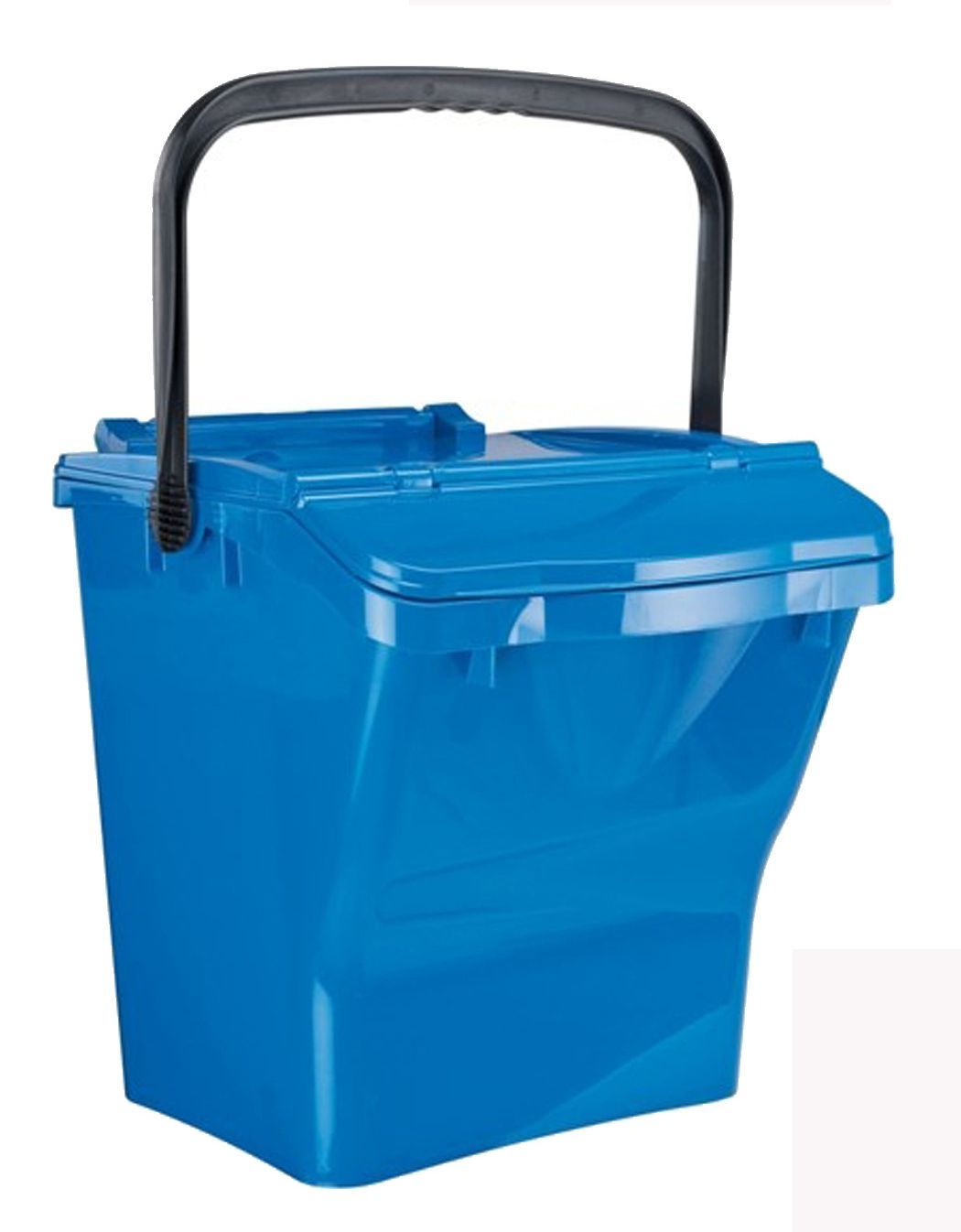 Bioseau 40 ou 45L - polypropylène recyclé et recyclable - couvercle double battants - plusieurs coloris_0