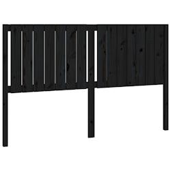 Décoshop26 - Tête de lit accessoire couchage chambre à coucher meuble 165,5 x 4 x 100 cm bois de pin noir TDL0202225 - noir 3000528888002_0