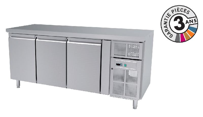 Desserte réfrigérée positive 386 L - 3 portes - groupe logé froid tropicalisé - NOSEM SN3100TN_0
