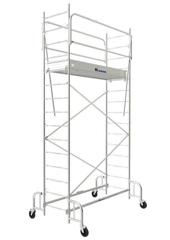 Échafaudage roulant junior 200 - Hauteur de plancher 2m80 (4m80 de hauteur de travail)_0