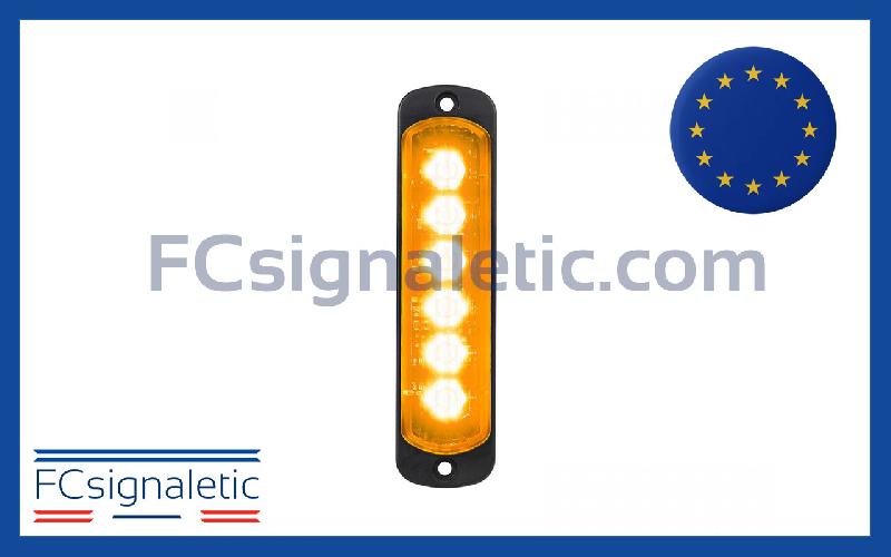 Feu de pénétration LED L52 orange montage vertical STANDBY MERCURA_0
