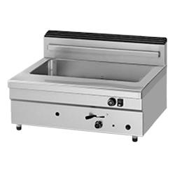Friteuse de patisserie à gaz 20 litres sur table - 700x580x250 mm - 12 Kw - 390081GF Eurast - inox 390081GF_0