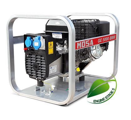 Ge 5000 BBM Groupe électrogène - Mosa - 5 kVA (4.5 kW) monophasé - Fréquence 50 Hz_0