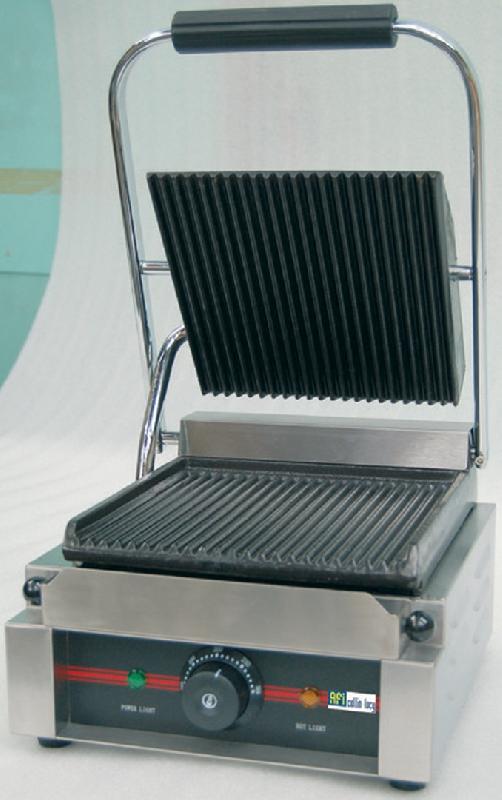 Grill panini simple rainuré 290x370x210 - GH811_0