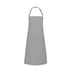 KARLOWSKY, Tablier bavette, avec poche, gris basalte, - gris 4040857041777_0