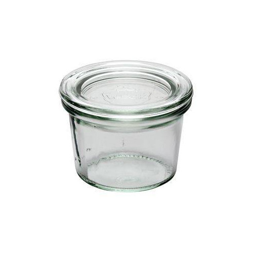 LOT DE 12 VERRINES AVEC COUVERCLES EN VERRE WECK APS 80 ML