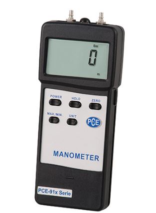 Manomètre numérique pour pression air, gaz et liquides non agressifs - Plage ±7000 mbar - PCE-917 - PCE Instruments_0