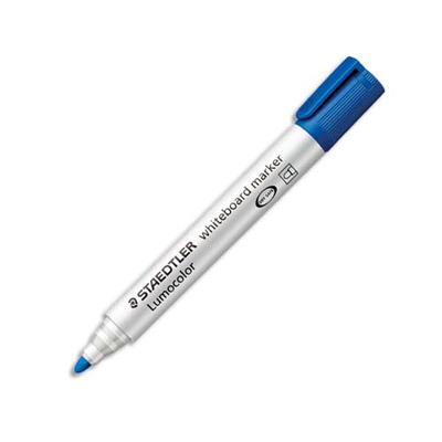MARQUEUR STAEDTLER LUMOCOLOR 351 - POINTE OGIVE - EFFAÇABLE BLEU