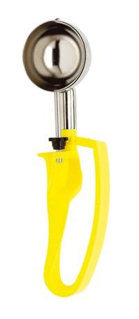 MATFER - PORTIONNEUSE UNIGRIP INOX POIGNÉE POM D.55 MM JAUNE - 187706