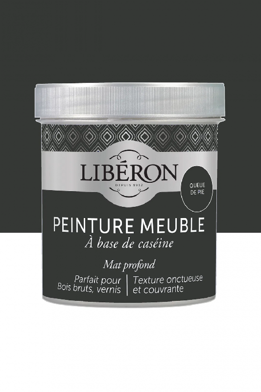 Peinture meuble et boiserie caséine LIBERON - Queue de pie mat 0.5L - Sans sous-couche, lessivable et fabrication française_0