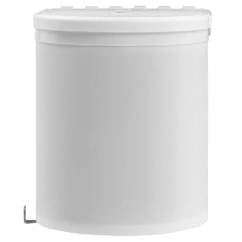 POUBELLE INTÉGRÉE DE CUISINE PLASTIQUE 12 LITRES BLANC 02_0006062_0