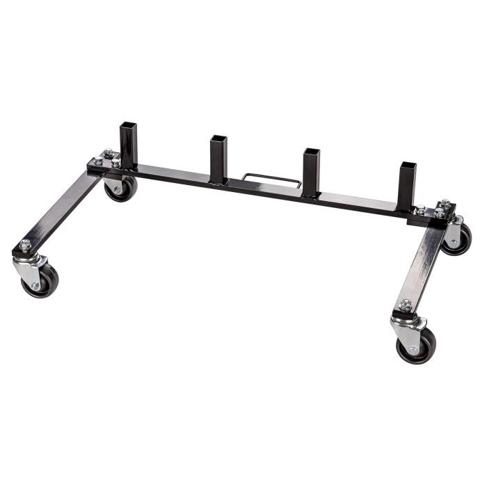 Rack de rangement pour 4 chariots de déplacement de véhicules_0