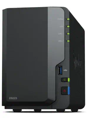 Synology DiskStation DS223 serveur de stockage NAS Bureau Realtek RTD1619B 2 Go DDR4 0 To_0