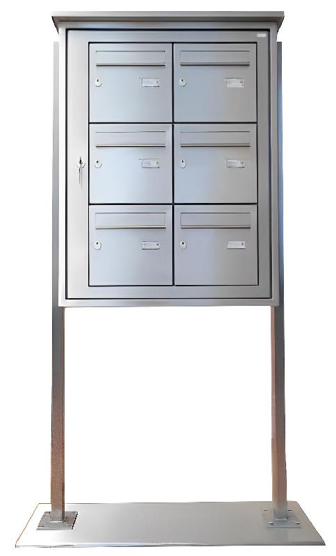 Boîte aux lettres collective extérieure Oslo - Acier galvanisé - 1 à 20 cases - Norme NF D27 404_0