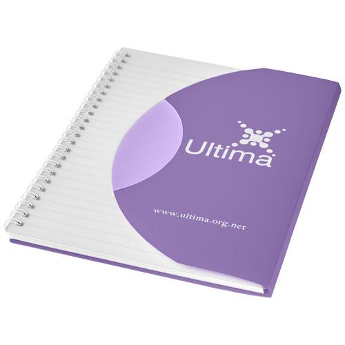 Cahier Curve A5 - 25, 50 ou 100 feuilles vierges - Couverture polypropylène incurvée_0