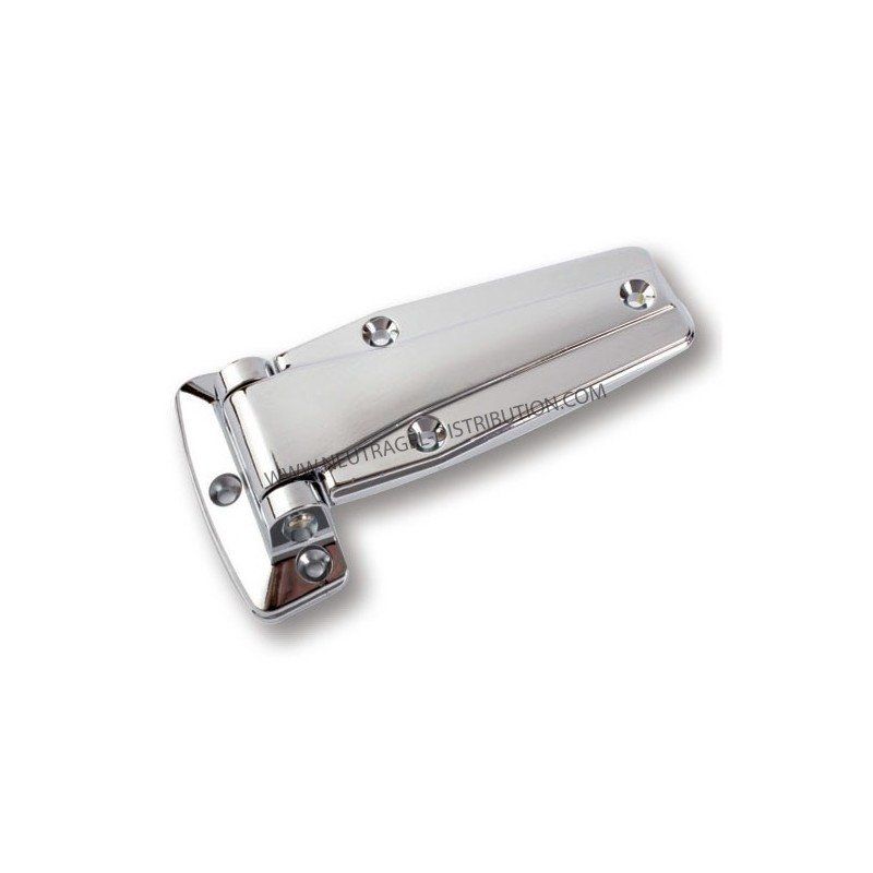 Charnière chromée brillante 720 - Référence PPC72022 - Axe non corrosif et interchangeable gauche/droite_0