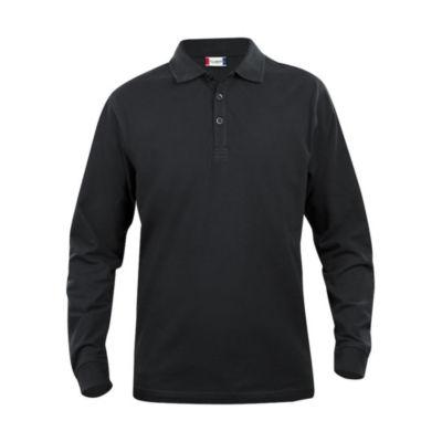 Clique polo ml homme noir 4xl_0